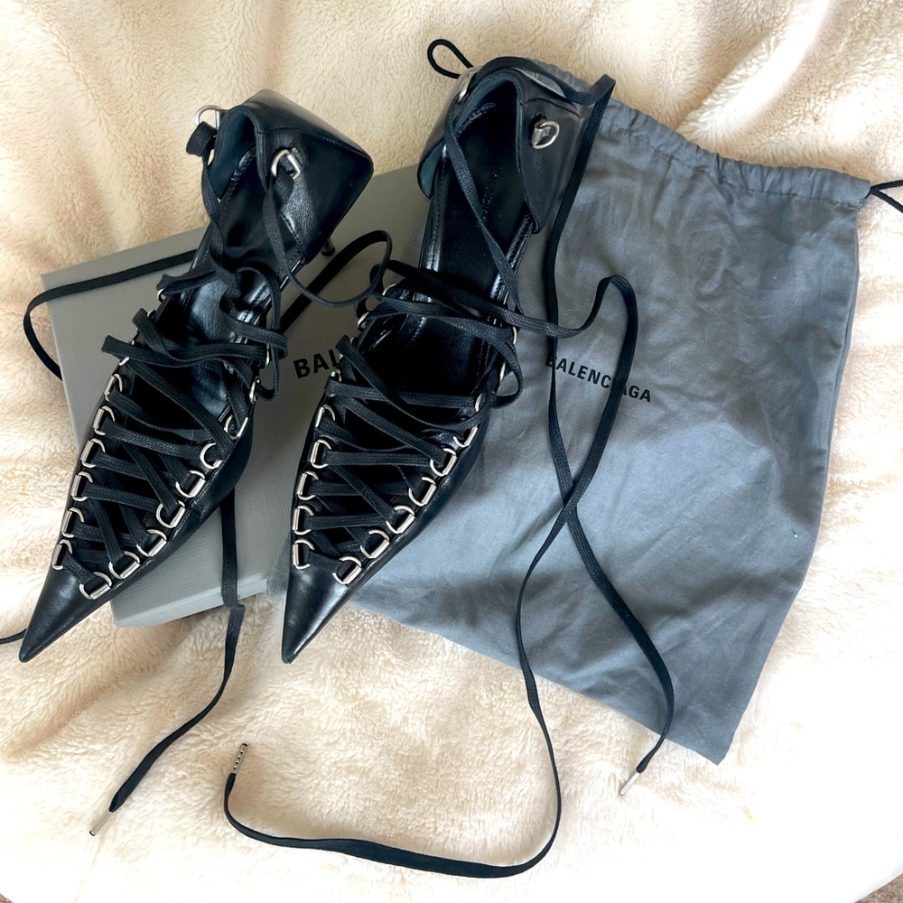 Balenciaga Soft Sheep Skin Corset Shoe